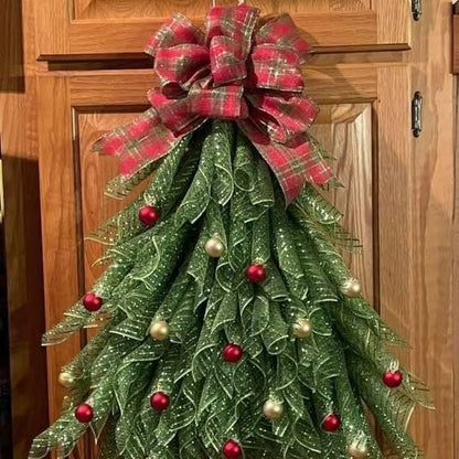 Guirnalda de Navidad hecha a mano para decorar el árbol de Navidad