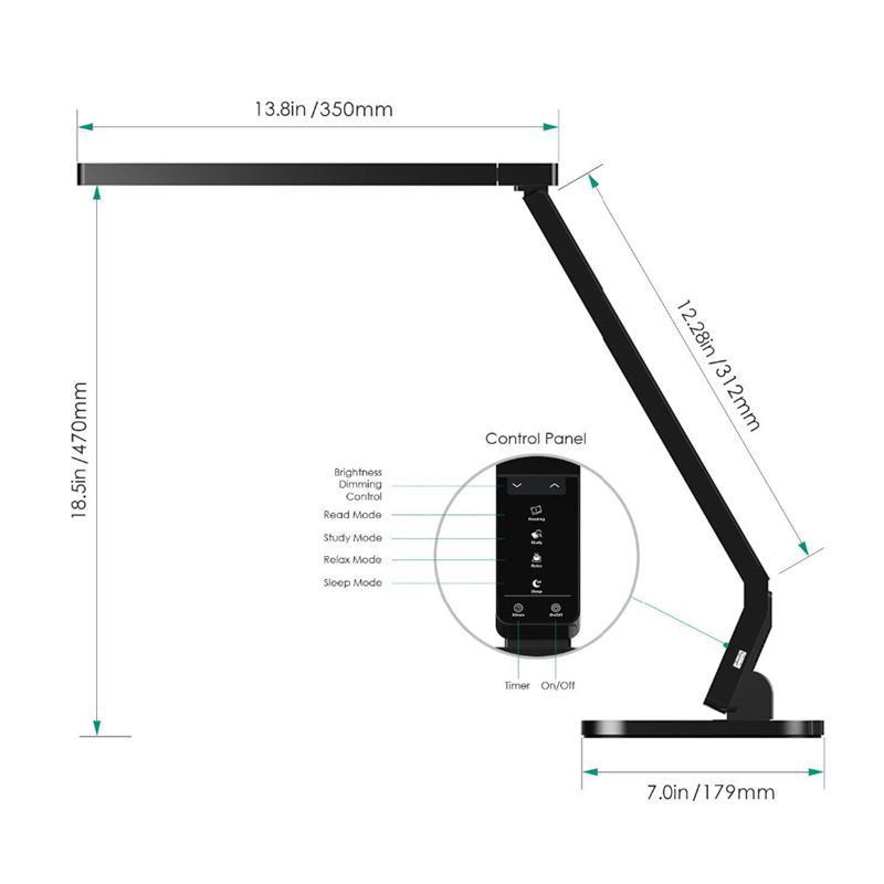 Four color temperature table lamp