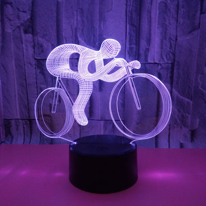 La lampe 3D du cycliste