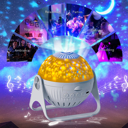 Galaxy Projector Starry Sky Projection Bedroom Bedside Decoration Night Light