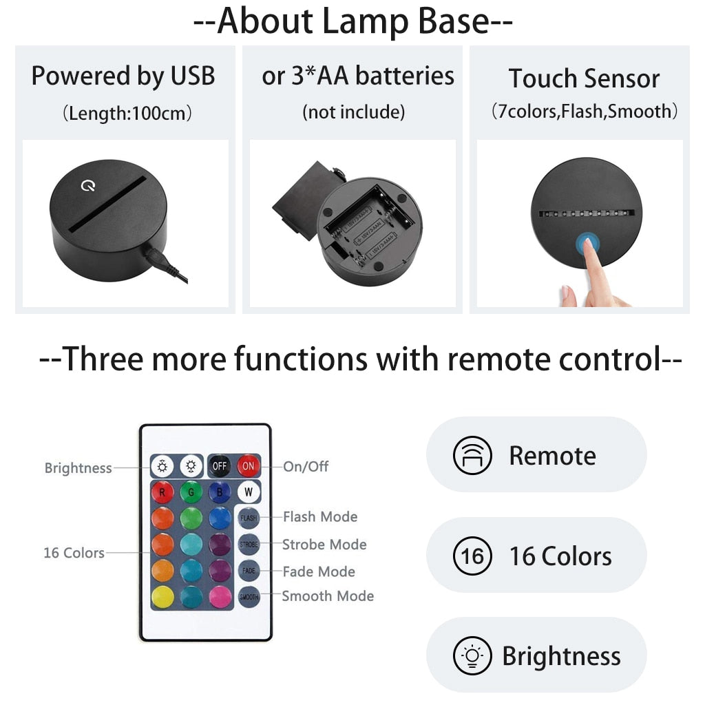 Lámpara 3d personalizada, holograma de avión, luz nocturna para bebé, luz nocturna personalizada con nombre, decoración para dormitorio infantil, luz de noche Led 3d