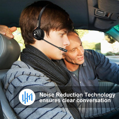 Truck Driver Headset Bluetooth Phone Headset With Microphone Office Bluetooth Headset With Noise Canceling Bluetooth Headphones