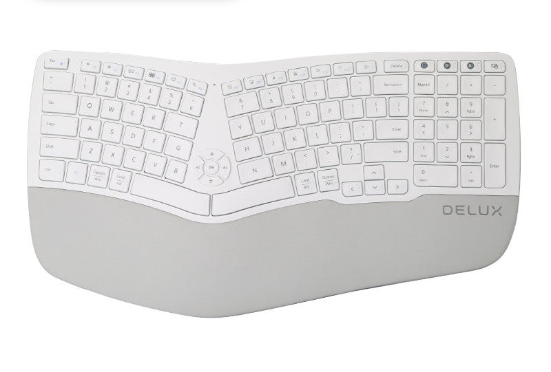 Colorido Gm902 inalámbrico Bluetooth ergonómico silencioso tijera pie portátil recargable 104 teclado