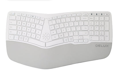 Colorido Gm902 inalámbrico Bluetooth ergonómico silencioso tijera pie portátil recargable 104 teclado