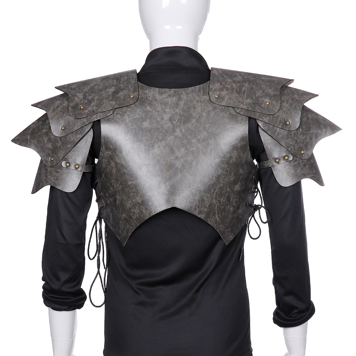 Armure en cuir PU pour accessoires de scène d'Halloween