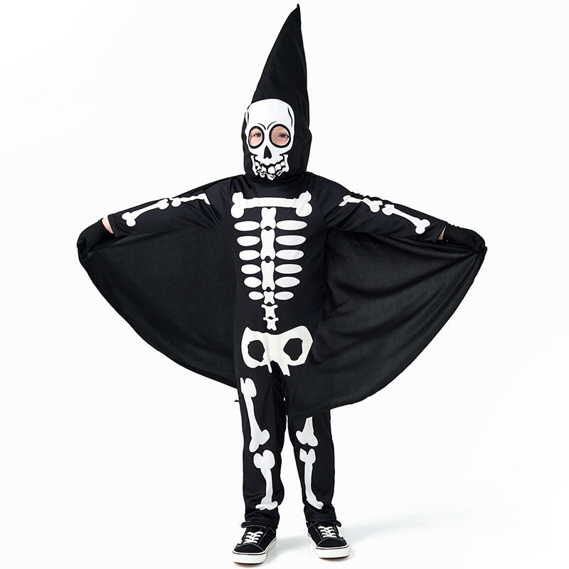 Halloween Dress Up Children's Performance Skull Costume