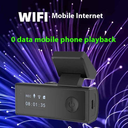 Dashcam vidéo de lecture de téléphone portable connecté au WIFI