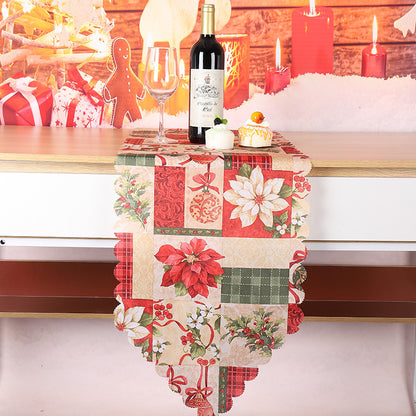 Christmas Decorations Printed Cloth Table Runner