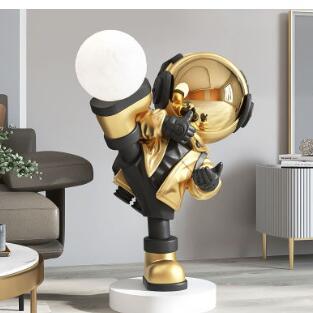 Astronaut Living Room Large Floor Ornament Entrance Light