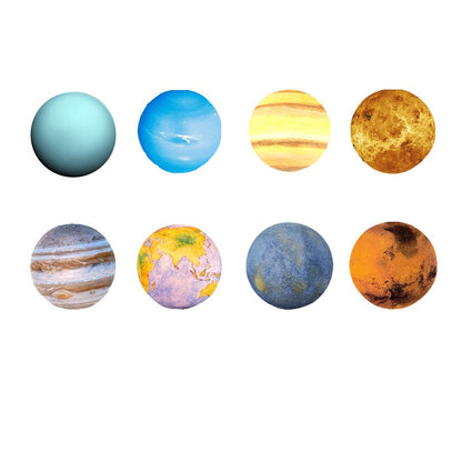 Eight planets night light