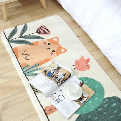 Coffee table mat floor mat