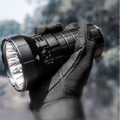 New MS12mini 65000 Lumens Bright Outdoor Flashlight