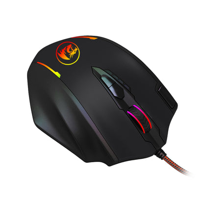 La macro de una mano Red Dragon M908 define el mouse