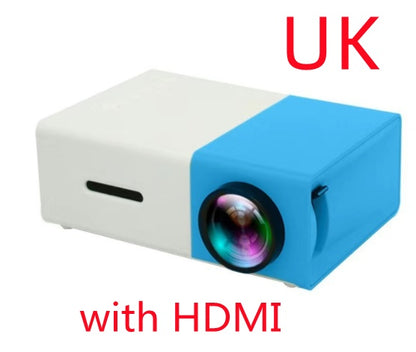 Proyector portátil 3D Hd Led cine en casa cine compatible con HDMI proyector de Audio Usb Yg300 Mini proyector