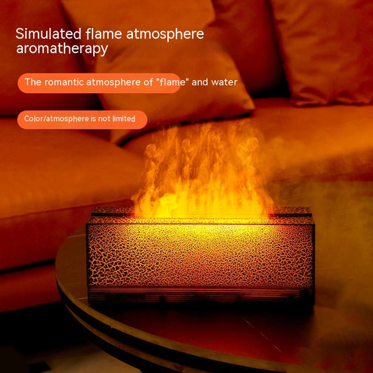 Colorful Flame Aroma Diffuser Desktop Home