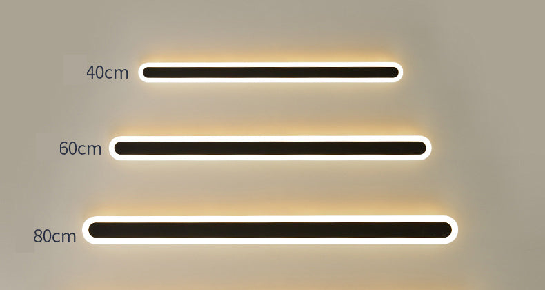 Simple and modern LED line wall lamp