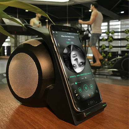 High-power wireless charging speaker