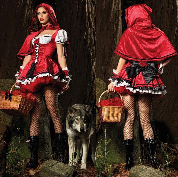 Déguisement d'Halloween du Petit Chaperon Rouge