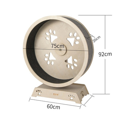 Cat Treadmill Running Wheel Silent Climbing Frame