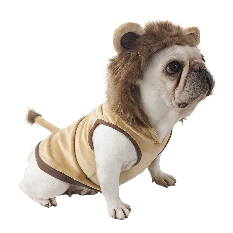 Ropa para perros y leones Suministros para mascotas Ropa para gatos de Halloween