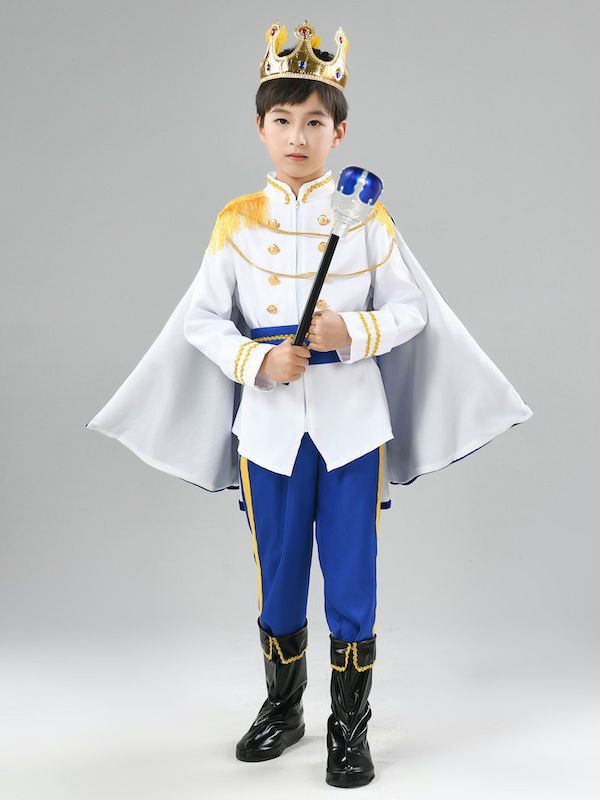 Prince Costume Children's Halloween King Cosplay Dress Up