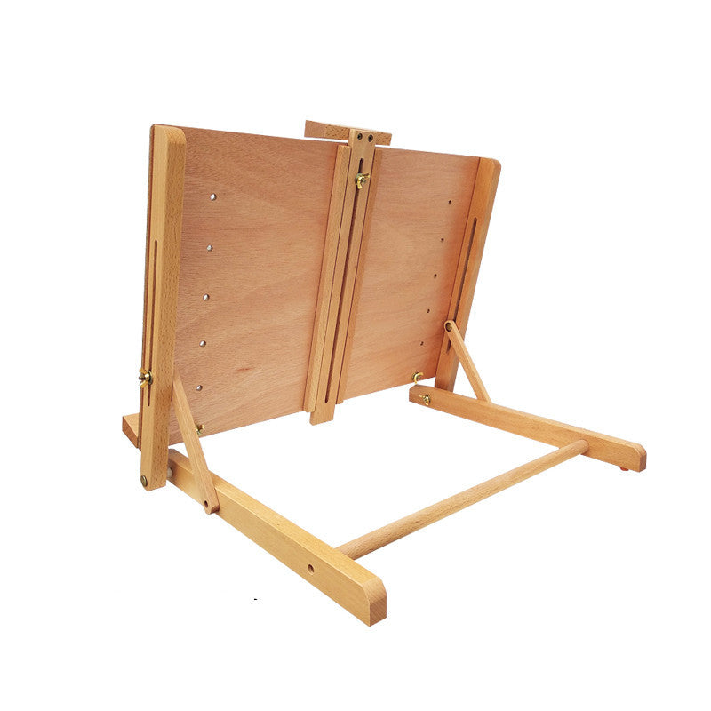 Table Top Adjustable One-piece Beech Easel Board