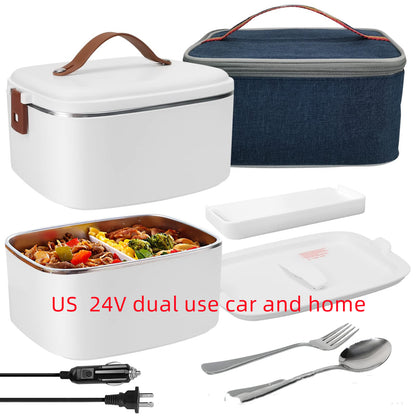 Car Mounted Household Stainless Steel Heating Lunch Box