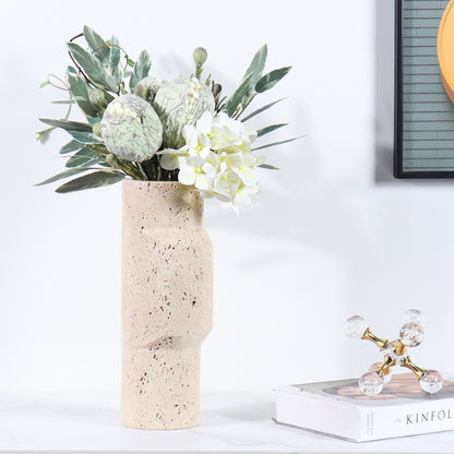 Modern Light Luxury Natural Marble Vase Decoration