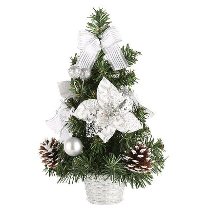 Family Christmas Gift Mini Artificial Christmas Tree Decorations