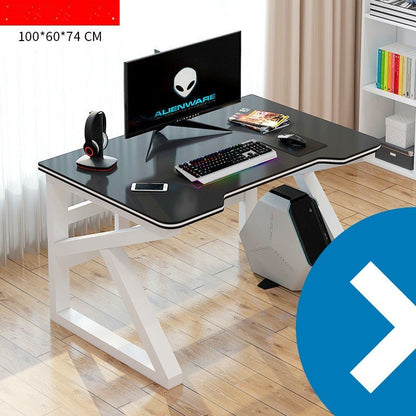 Mesa de escritorio para computadora, dormitorio en casa, mesa para deportes electrónicos