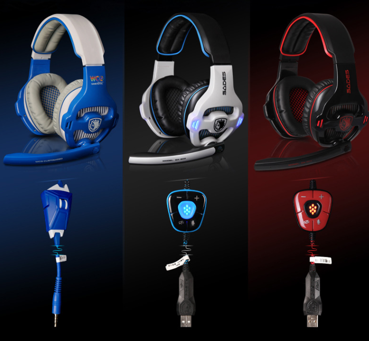 SA-903 Gaming Headset Headset USB Professional Computer E-sports Headset with Microphone