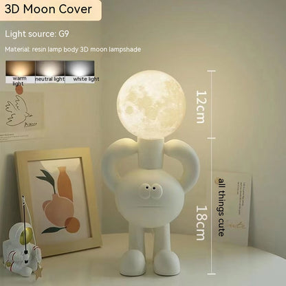 Chambre à coucher dessin animé mignon créatif décoratif petite lampe de nuit