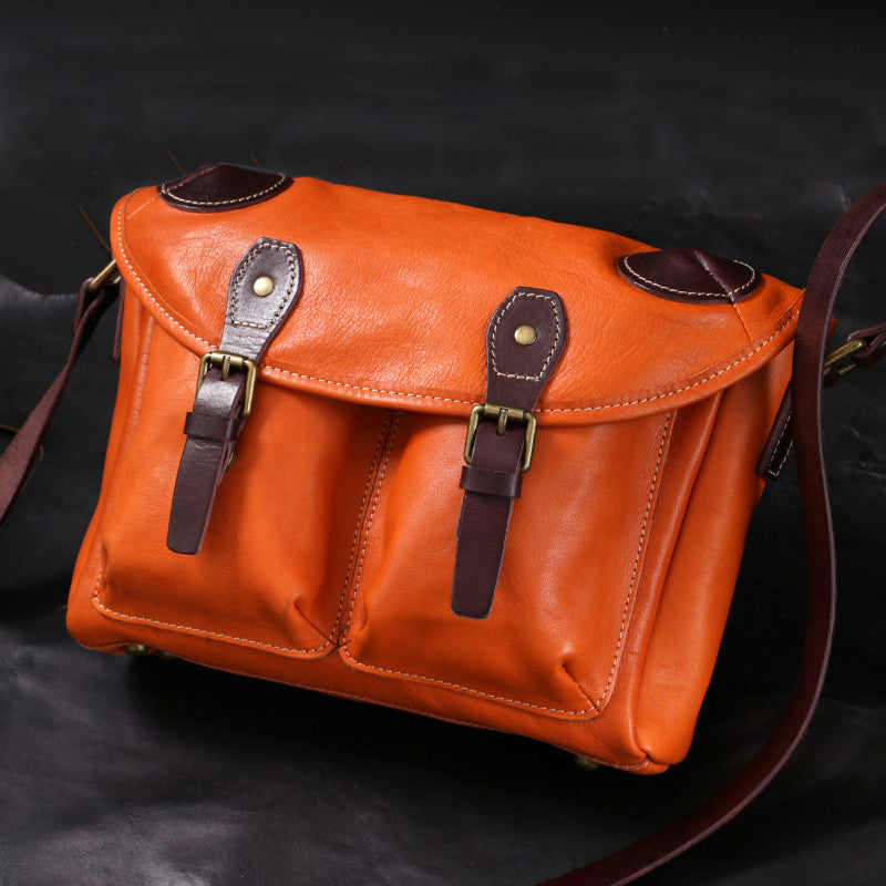 Men's Fashion Cowhide Retro Shoulder Bag