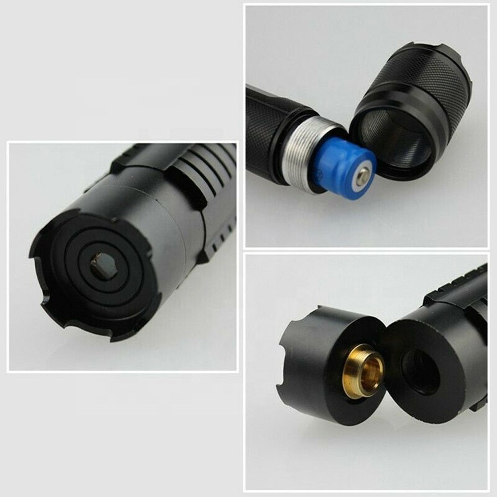 High Power Powerful Blue Laser Torch Flashlight Burning Match/Burn Light Cigars/candle 450nm 1000m Focusable Blue Laser Pointers