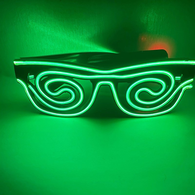 Gafas de luz fría deslumbrantes accesorios para fiestas