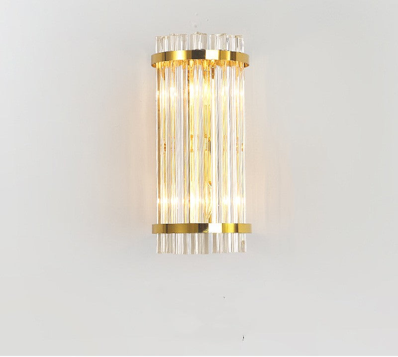 Modern Living Room Light Luxury Crystal Creative Wall Lamp