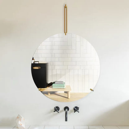 Miroir de salle de bains sans cadre décoratif créatif personnalisé