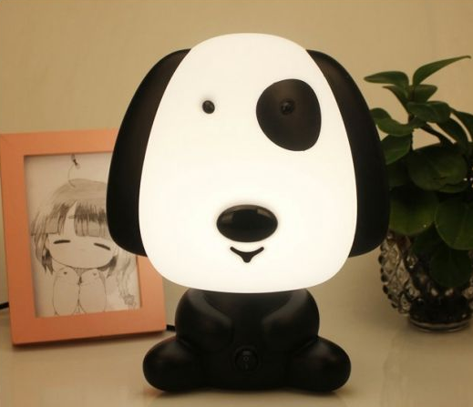 Creative cartoon table lamp eye protection night light