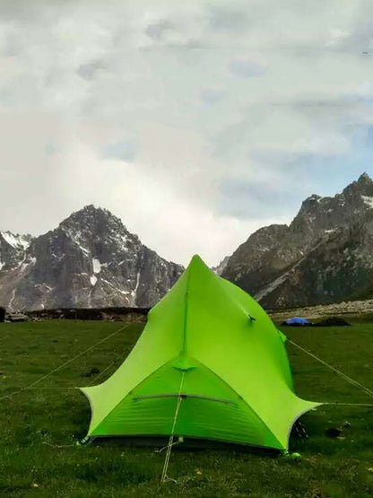 Tente de randonnée en plein air, mode et individualité, Camping