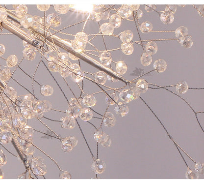 Luxury Decorative Vertical Crystal Floor Lamp