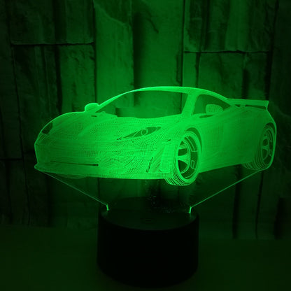 Luz nocturna estéreo 3D para coche.