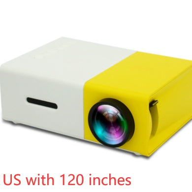 Proyector portátil 3D Hd Led cine en casa cine compatible con HDMI proyector de Audio Usb Yg300 Mini proyector