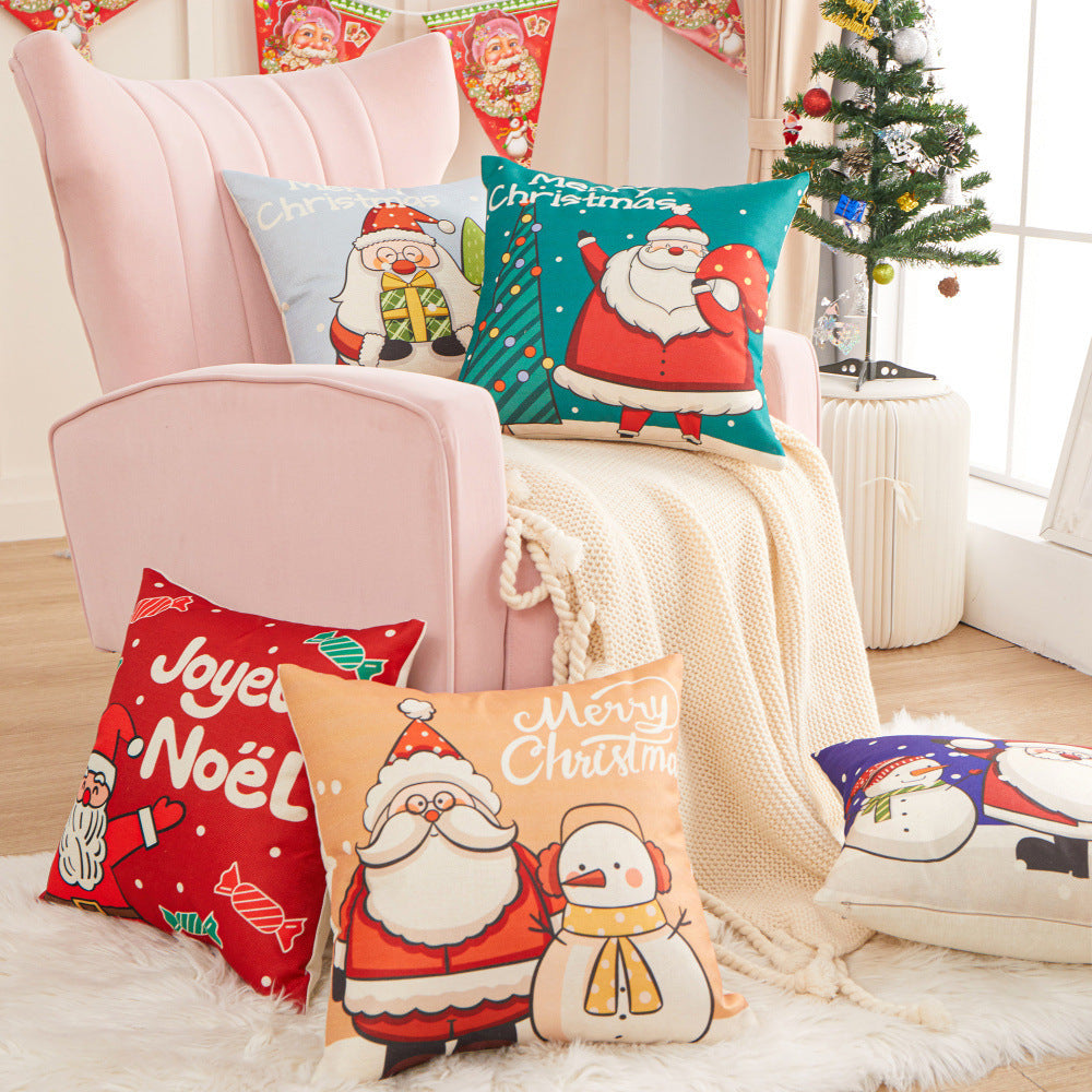 Home Sofa Cushion Christmas Pillow Cover