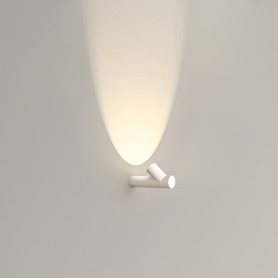 Lámpara de pared minimalista con decoración de bambú y arte LED