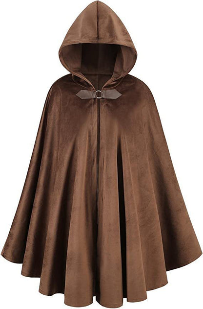 Halloween Medieval Deer Suede Cape