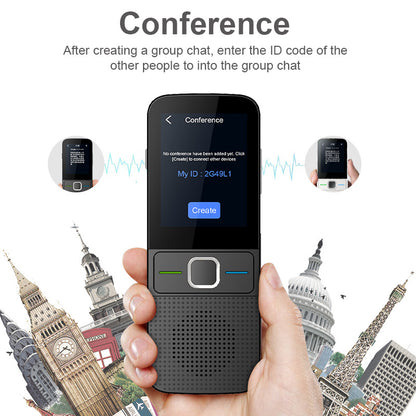 T10WIFI Recording And Speaking Practice Intelligent Speech Translator