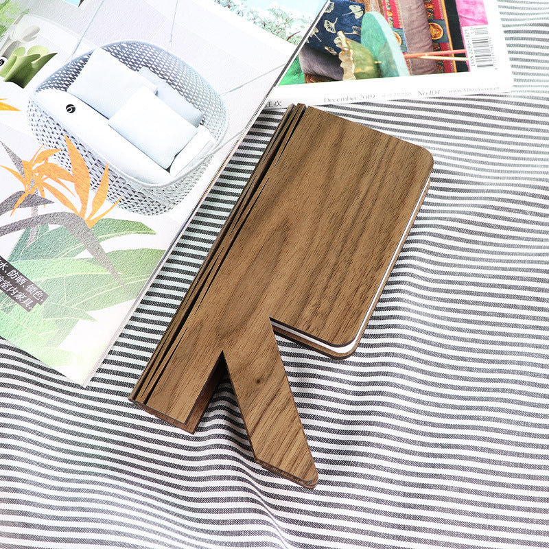 Fashionable wooden USB folding charging table lamp