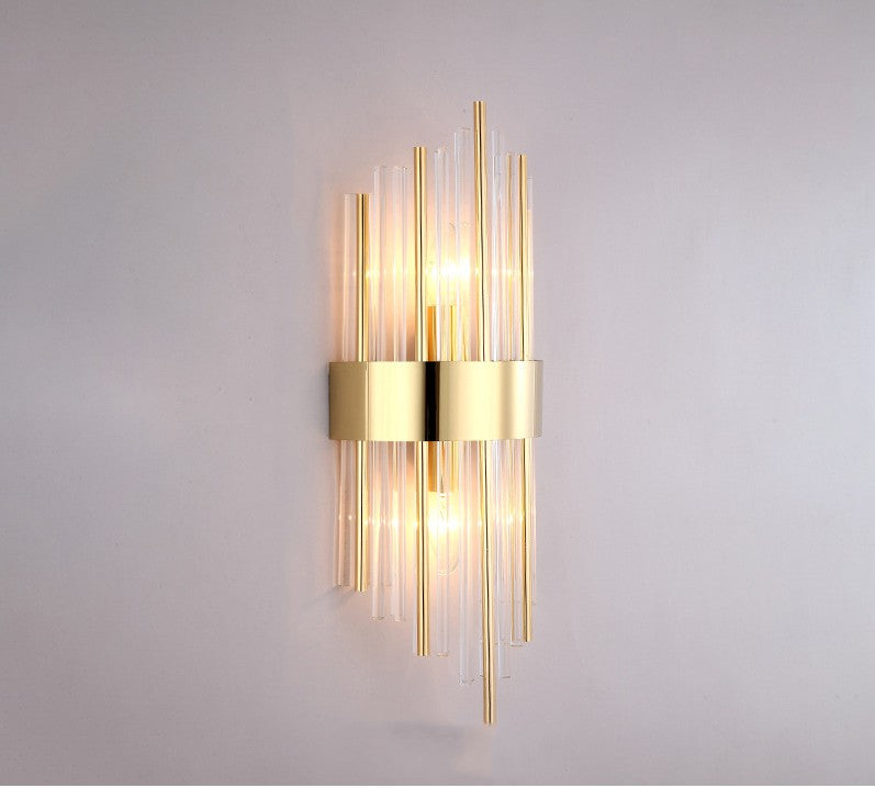 Modern Living Room Light Luxury Crystal Creative Wall Lamp