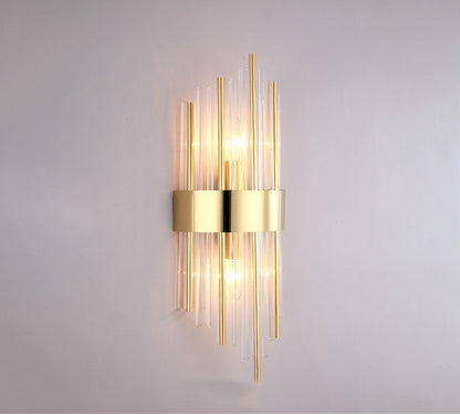 Modern Living Room Light Luxury Crystal Creative Wall Lamp