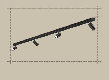 Éclairage commercial de plafond de rail de guide pour des magasins de salon